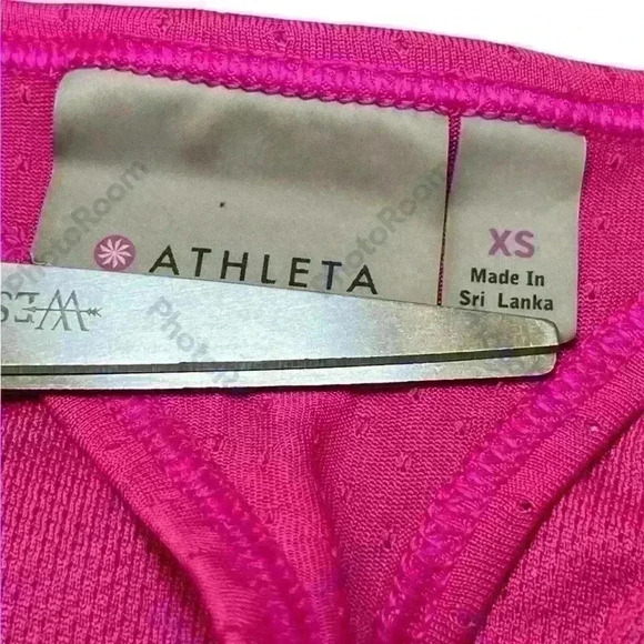 ATHLETA BRIGHT PINK RACERBACK TANK TOP SIZE XS - Picture 5 of 5